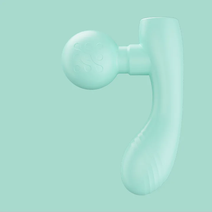 Double-head vibration-fascia gun massager