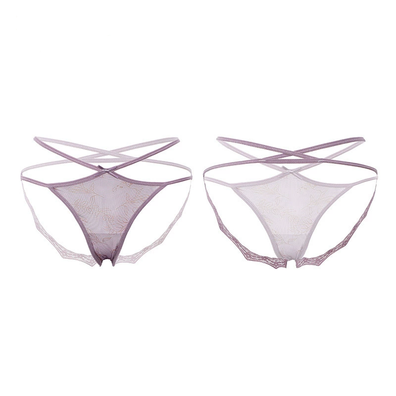 Printed Ribbon Lace Panties