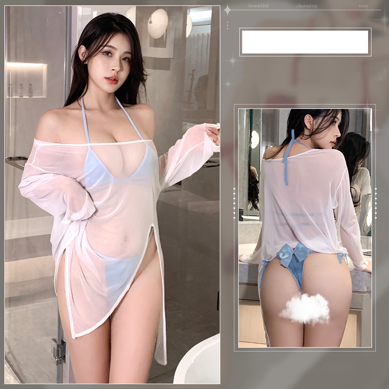 Butterfly hip-strap bikini set