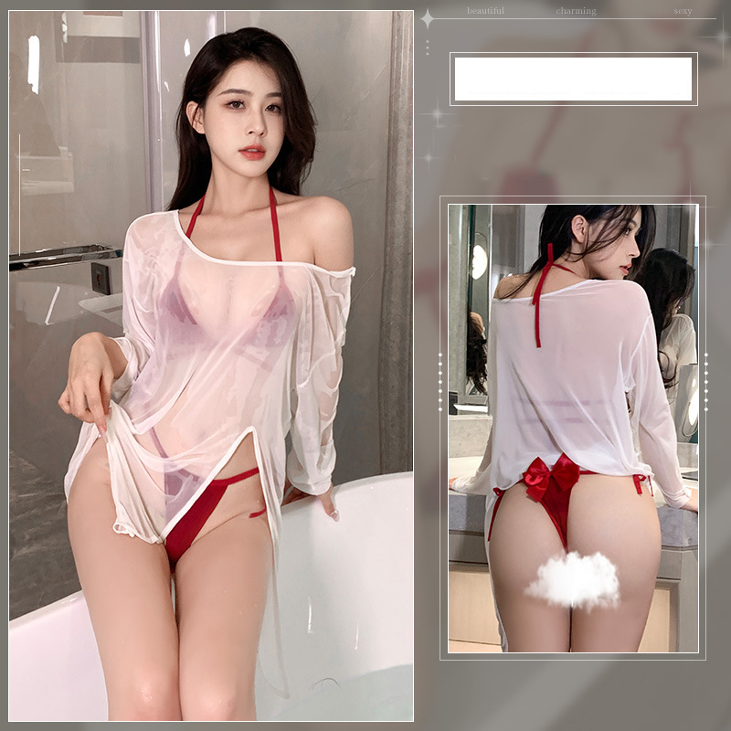 Butterfly hip-strap bikini set