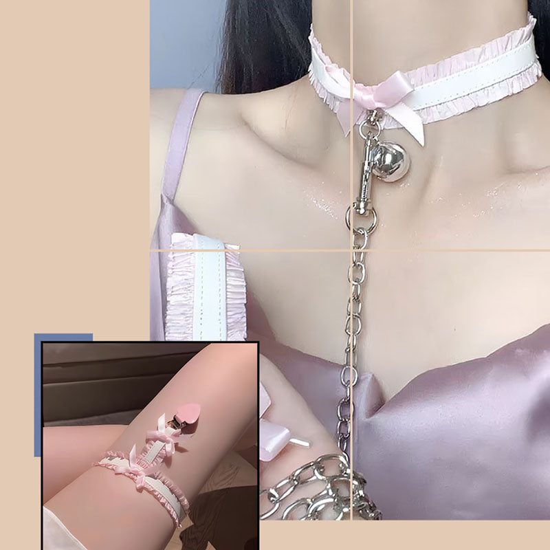 Collars with chains in various styles
