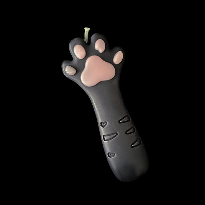 Cute cat claw low temperature candle
