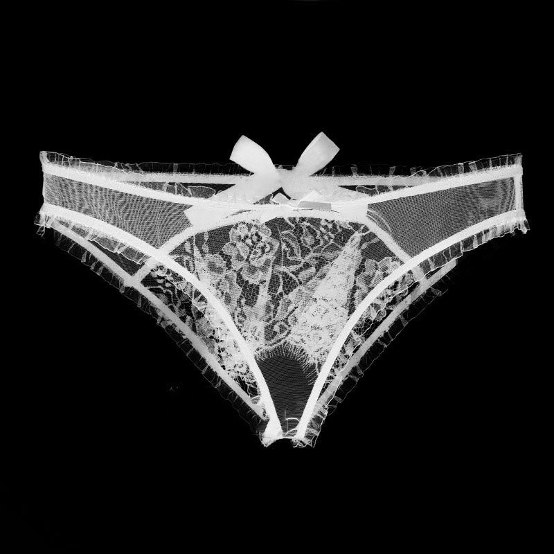 Eyelash lace T pants