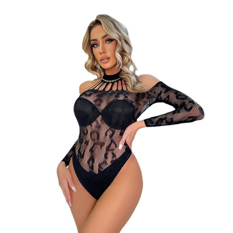 Leopard print style sexy temptation passion uniform
