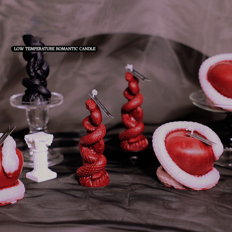 Apple Snake Column Low Temperature Candle