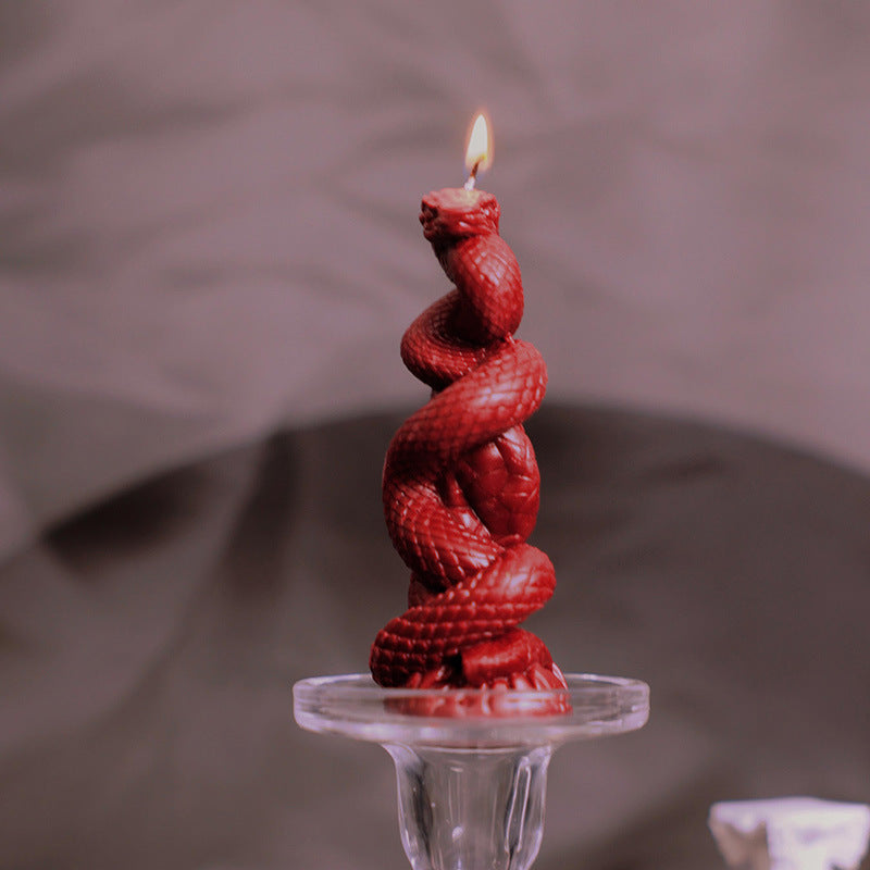 Apple Snake Column Low Temperature Candle