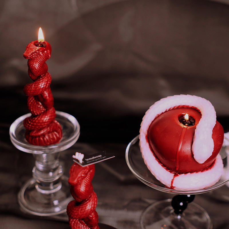Apple Snake Column Low Temperature Candle