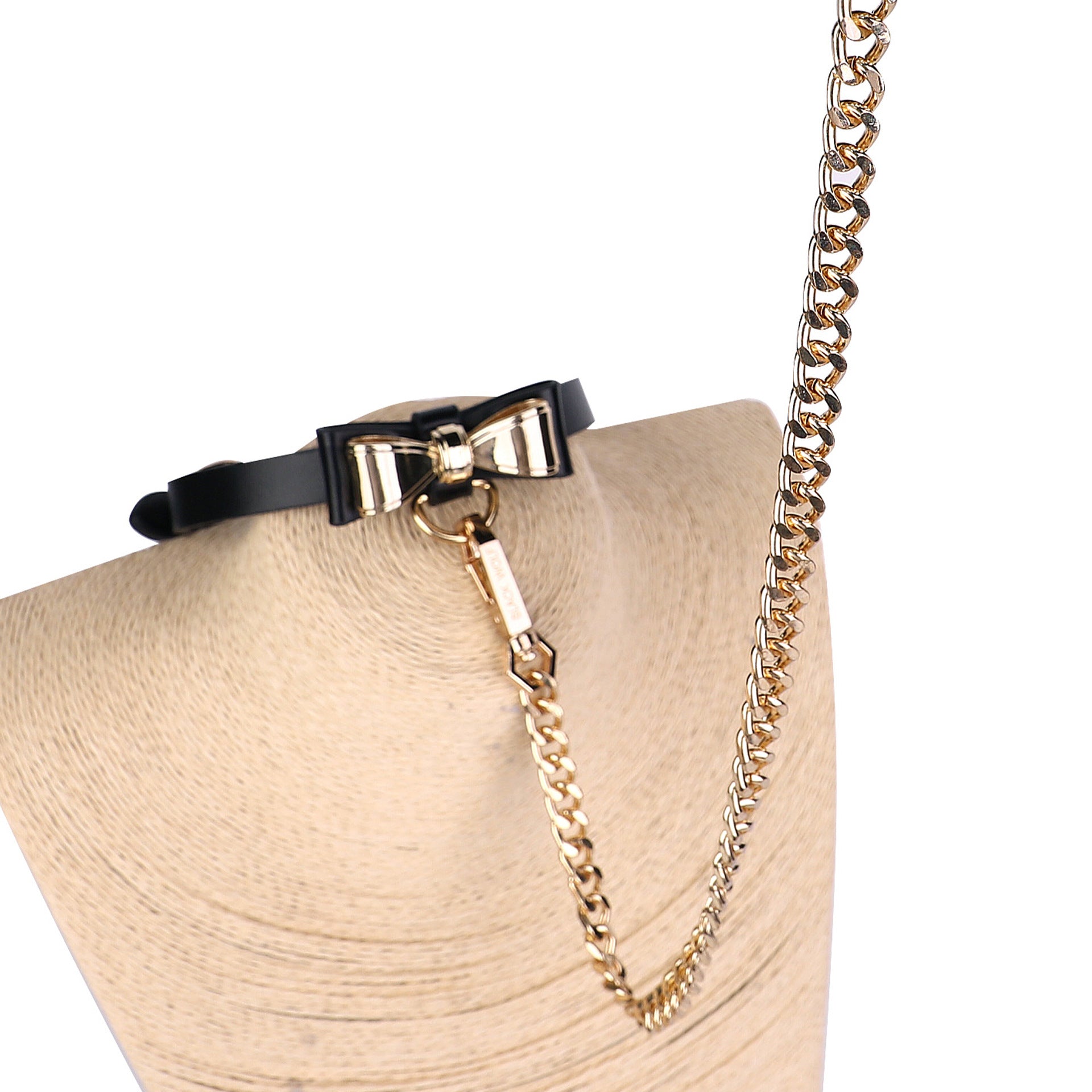 Double-layer bow collar