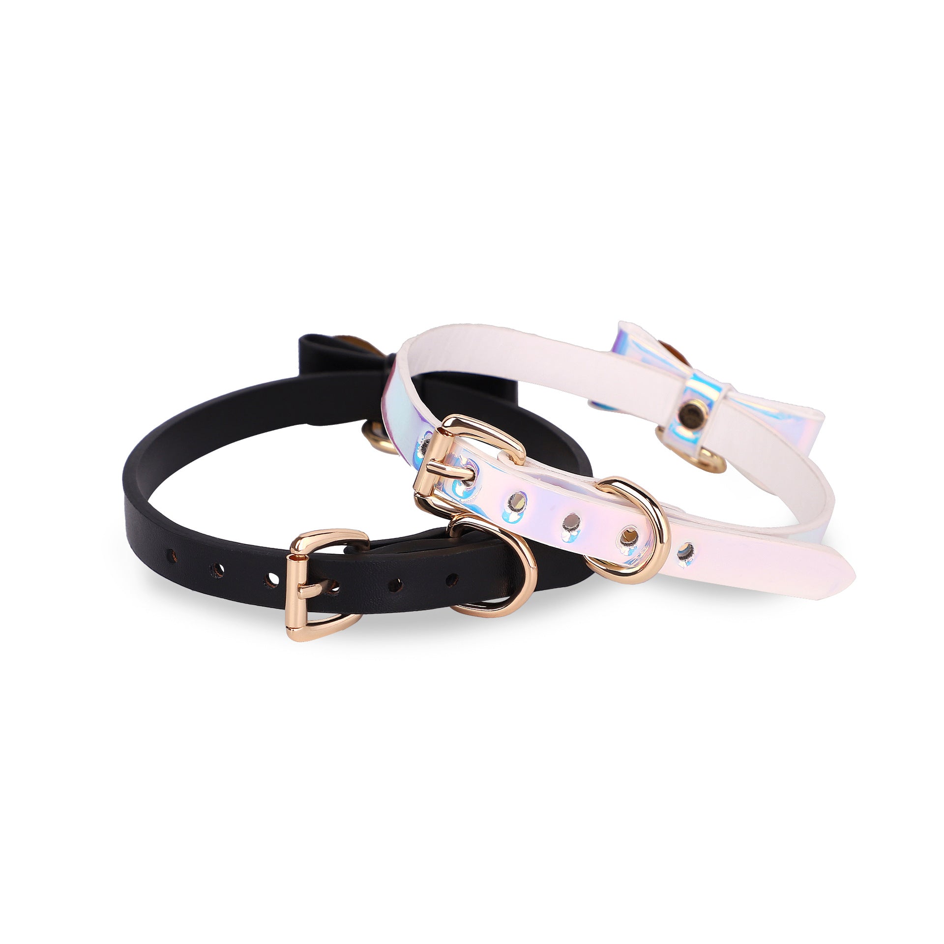 Double-layer bow collar