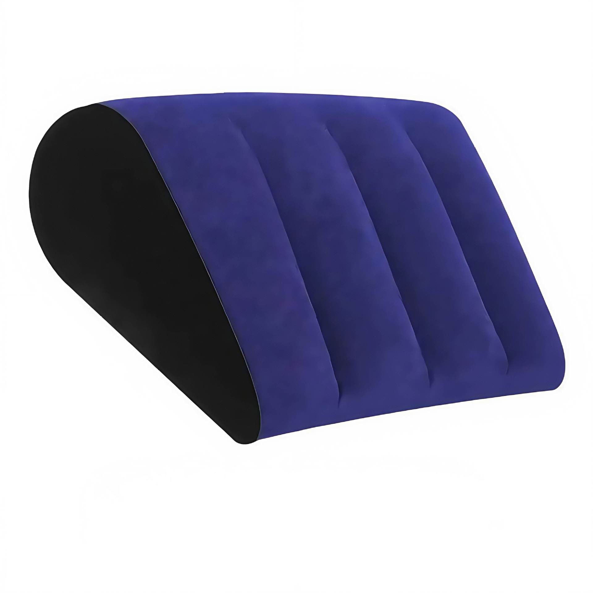 Portable inflatable triangle pillow