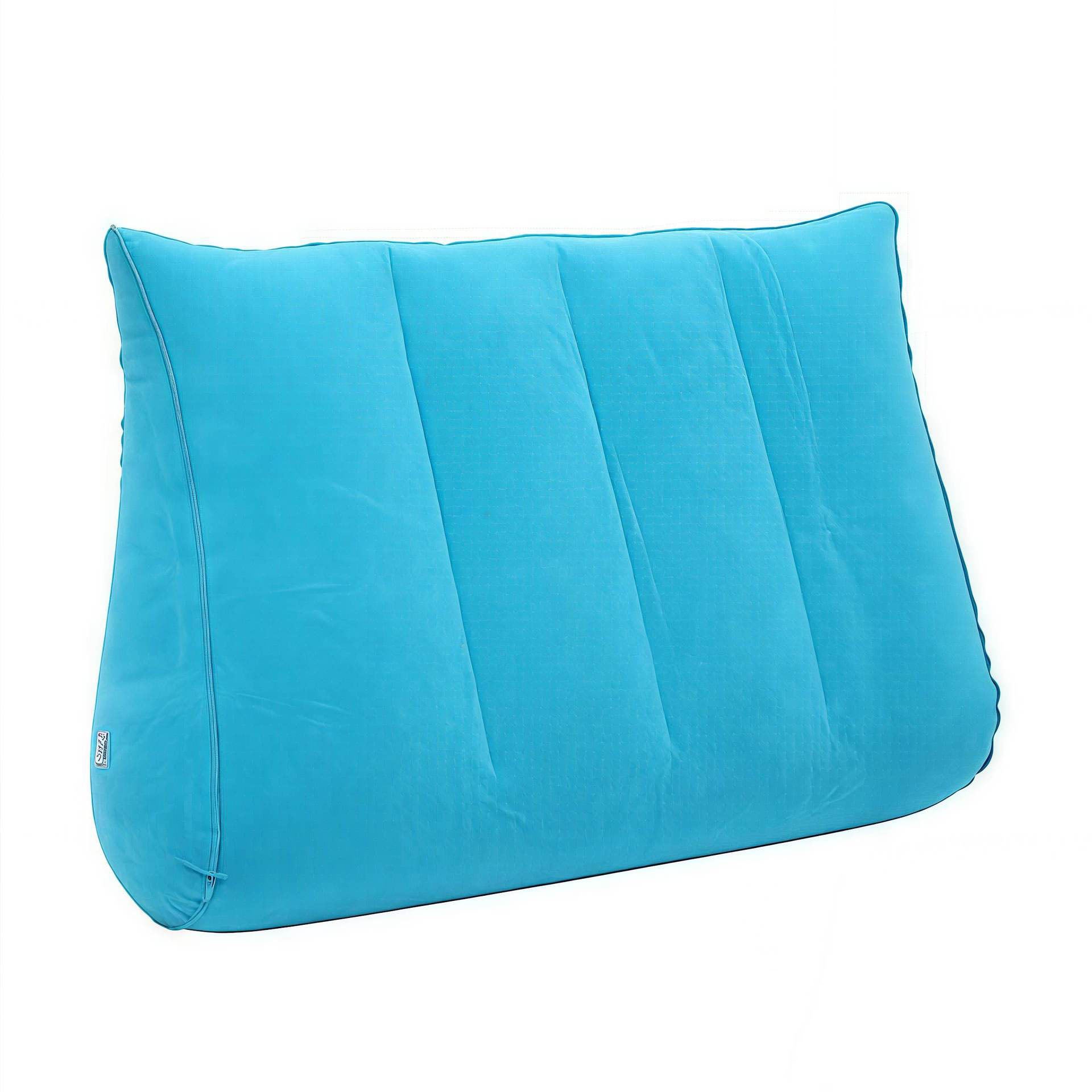 Portable inflatable triangle pillow