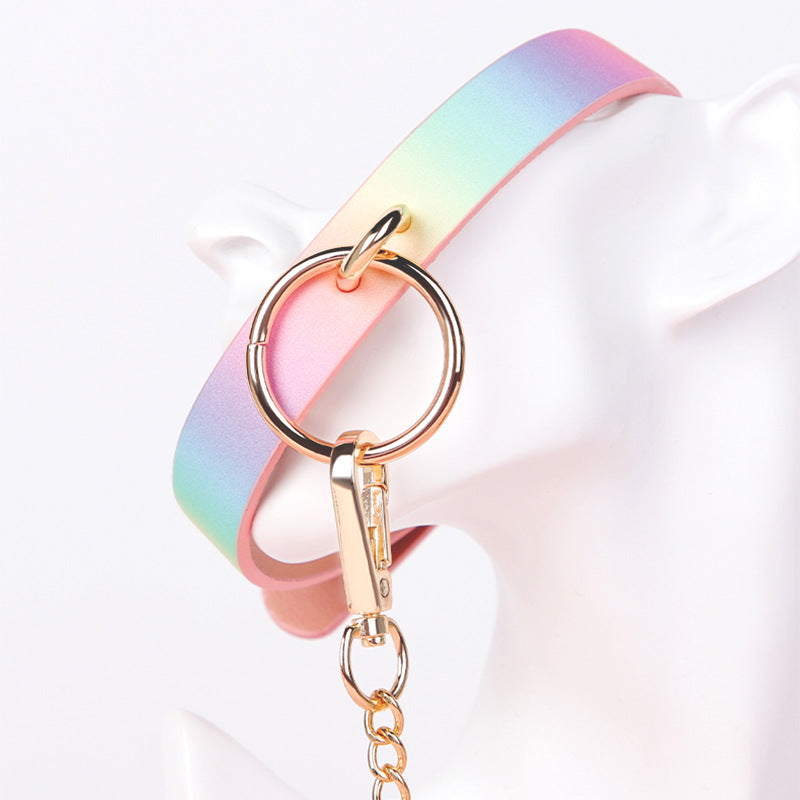 Pink colorful collar