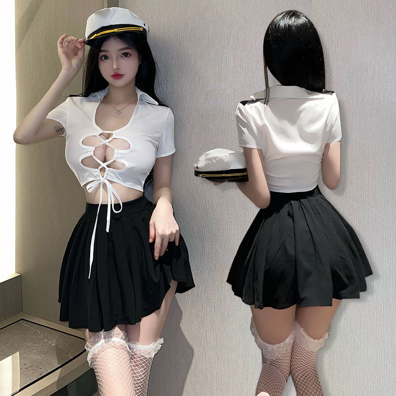 Policewoman uniform suit pajamas