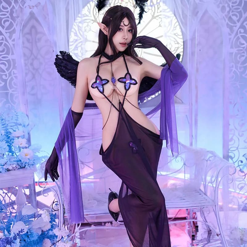 see-through bodysuit set