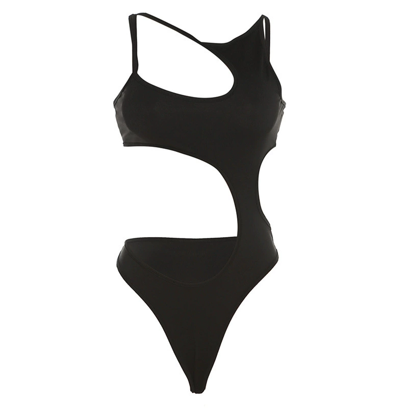 Sleeveless tight high waist jumpsuit