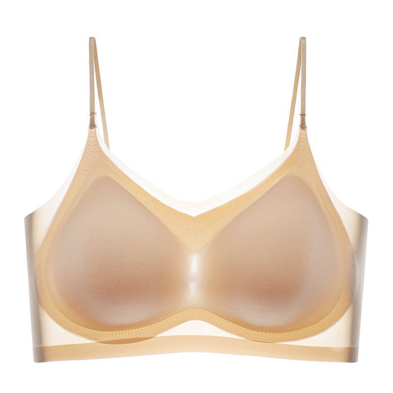Seamless ultra-thin ice silk bra