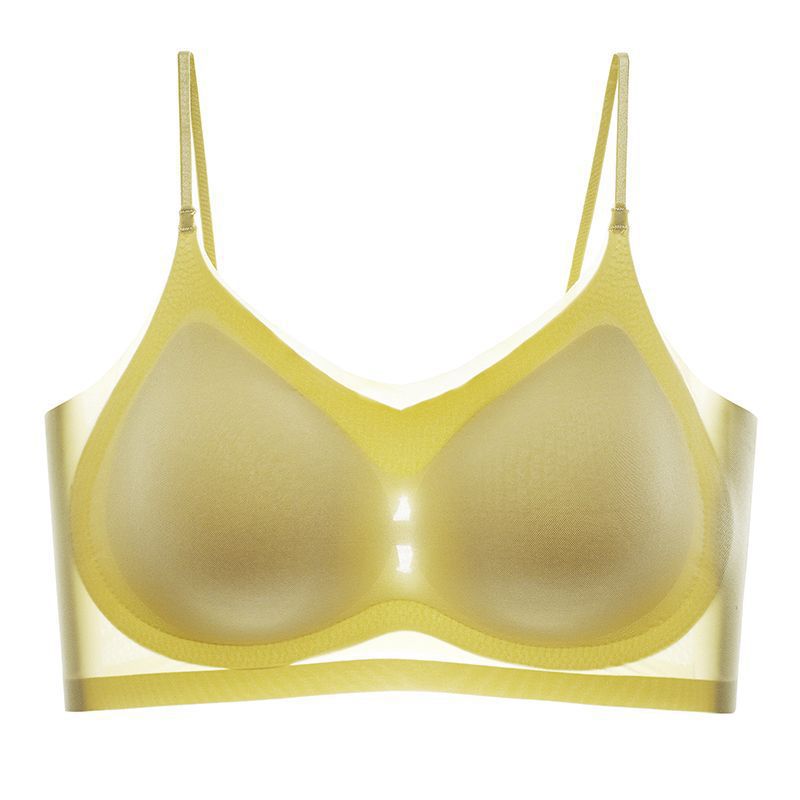 Seamless ultra-thin ice silk bra