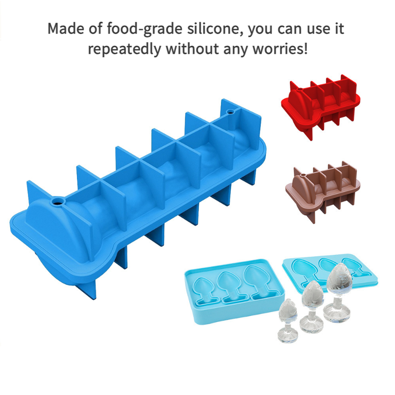Silicone funny creative ice tray mold