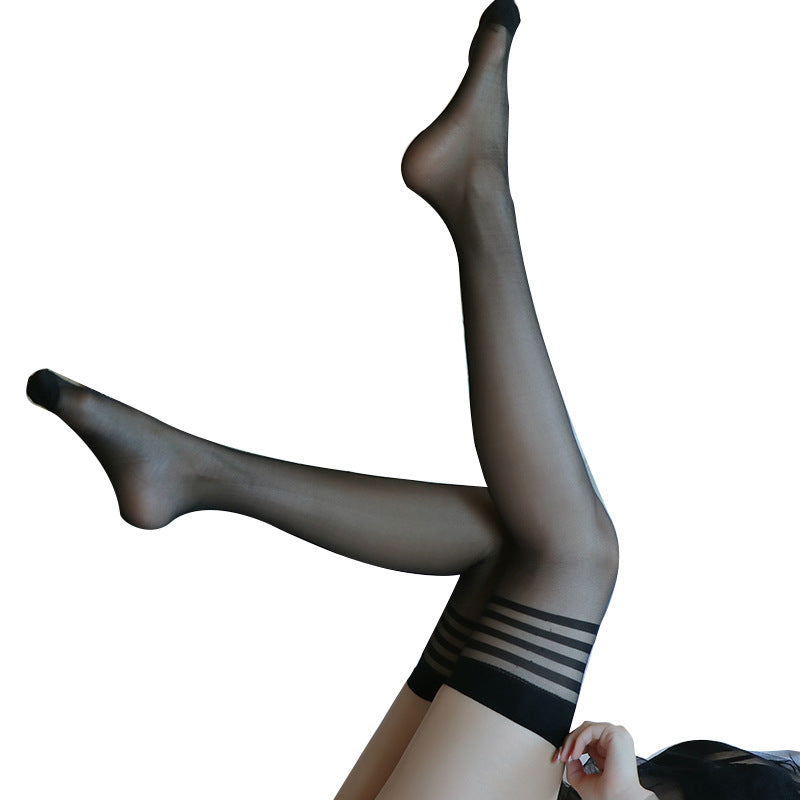 Sexy Striped Over-the-Knee Stockings
