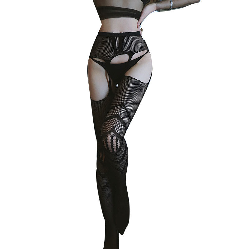 Diamond Pattern Net Stockings