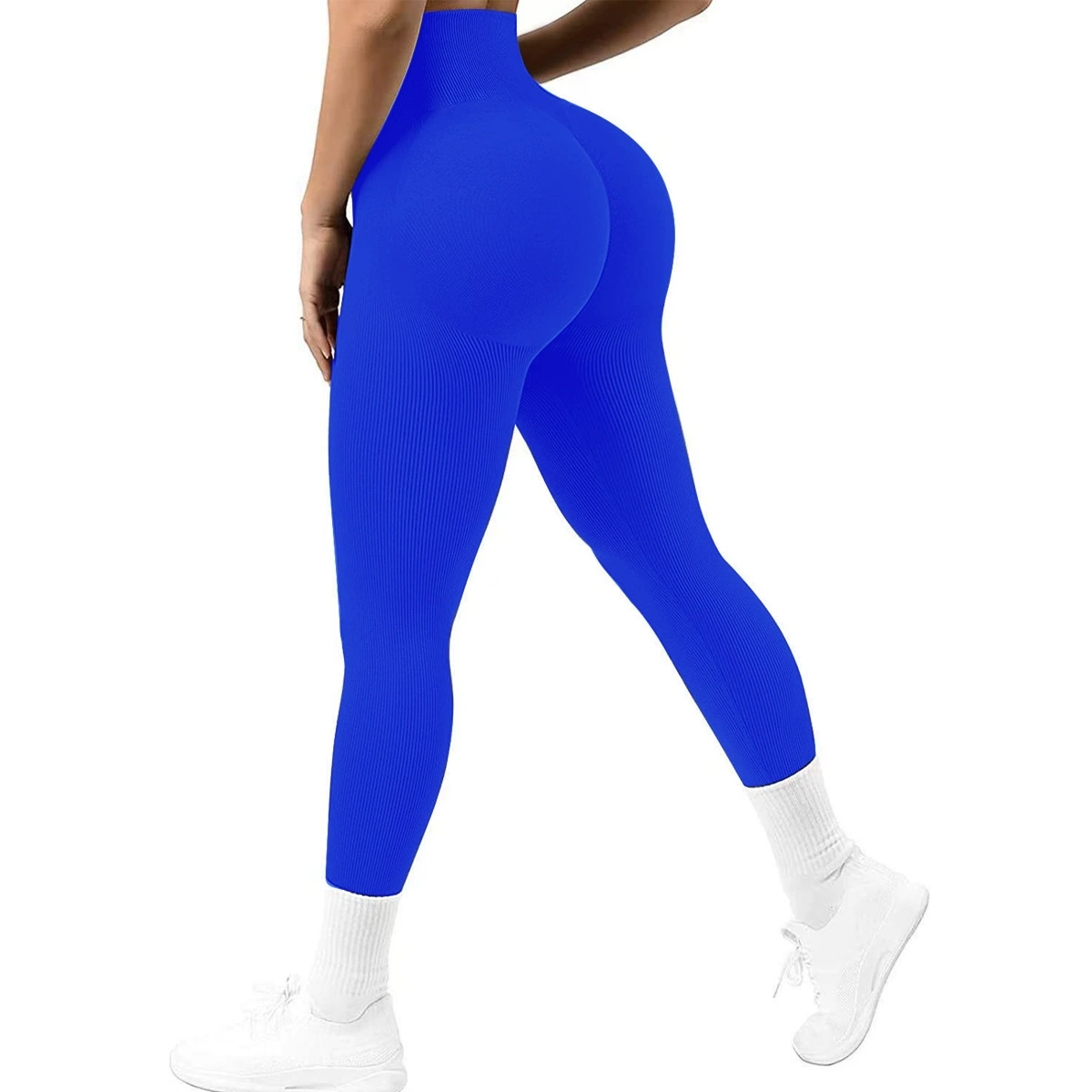 Seamless knitted high-elastic yoga pants