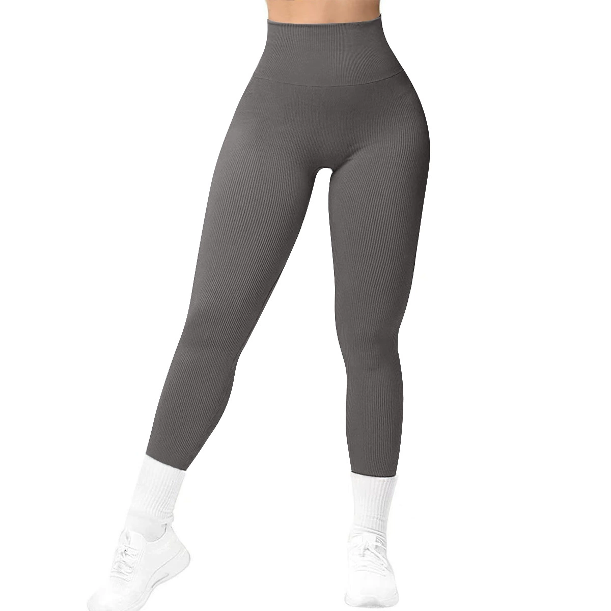 Seamless knitted high-elastic yoga pants