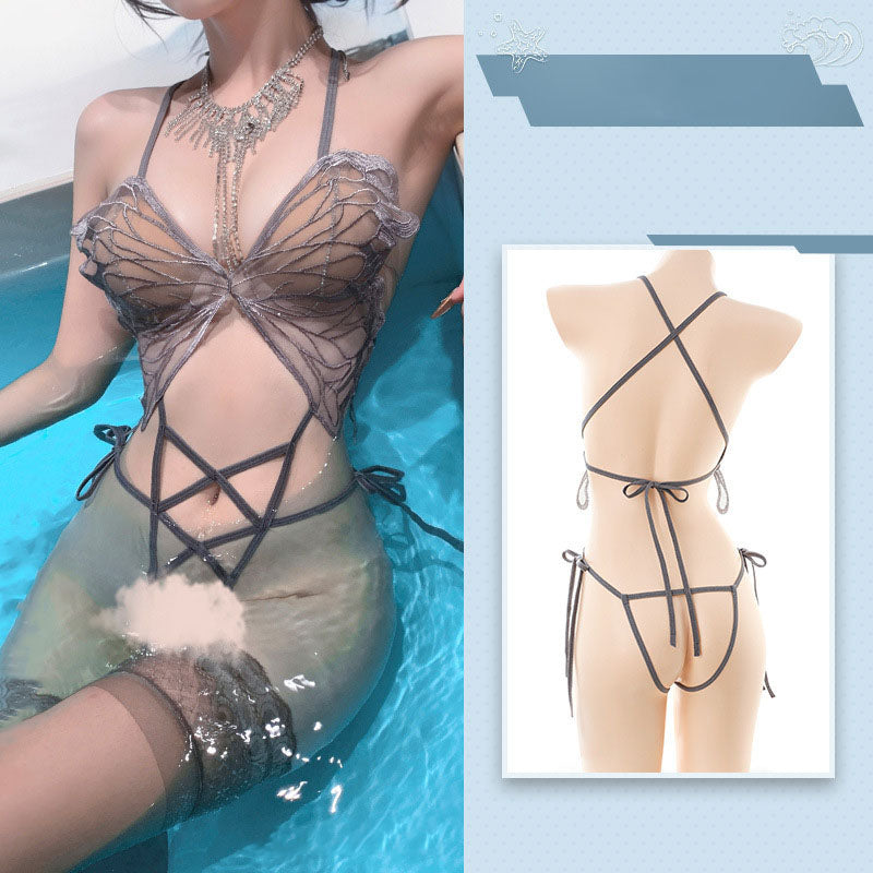 Butterfly strap jumpsuit
