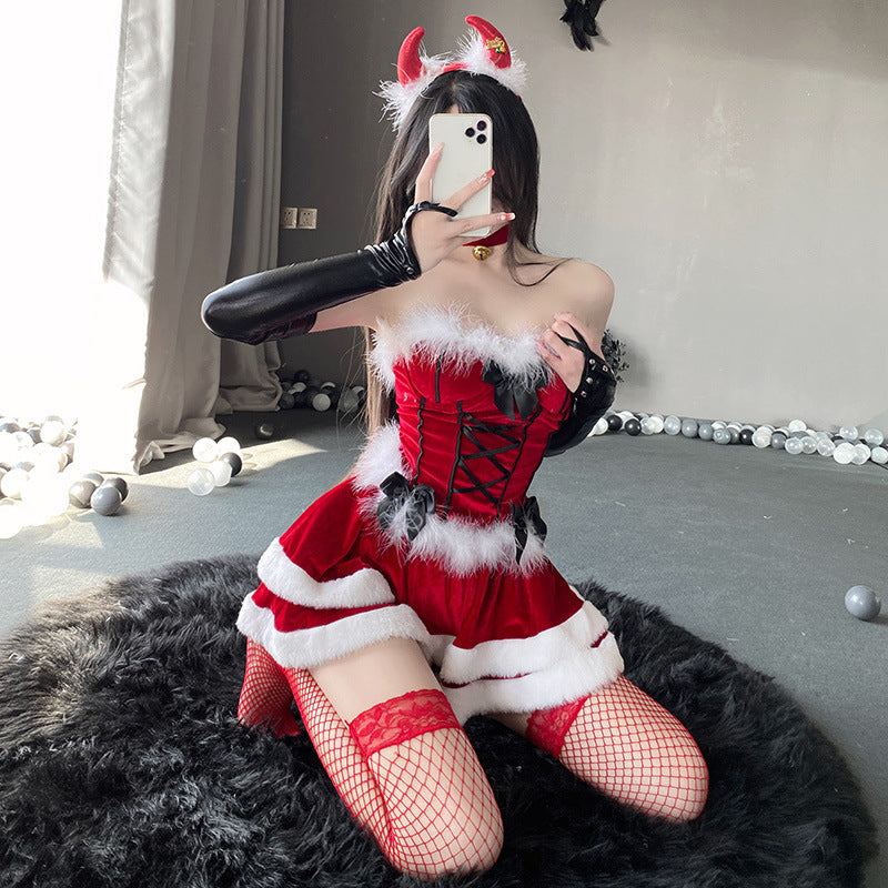 Christmas Little Devil Double Skirt