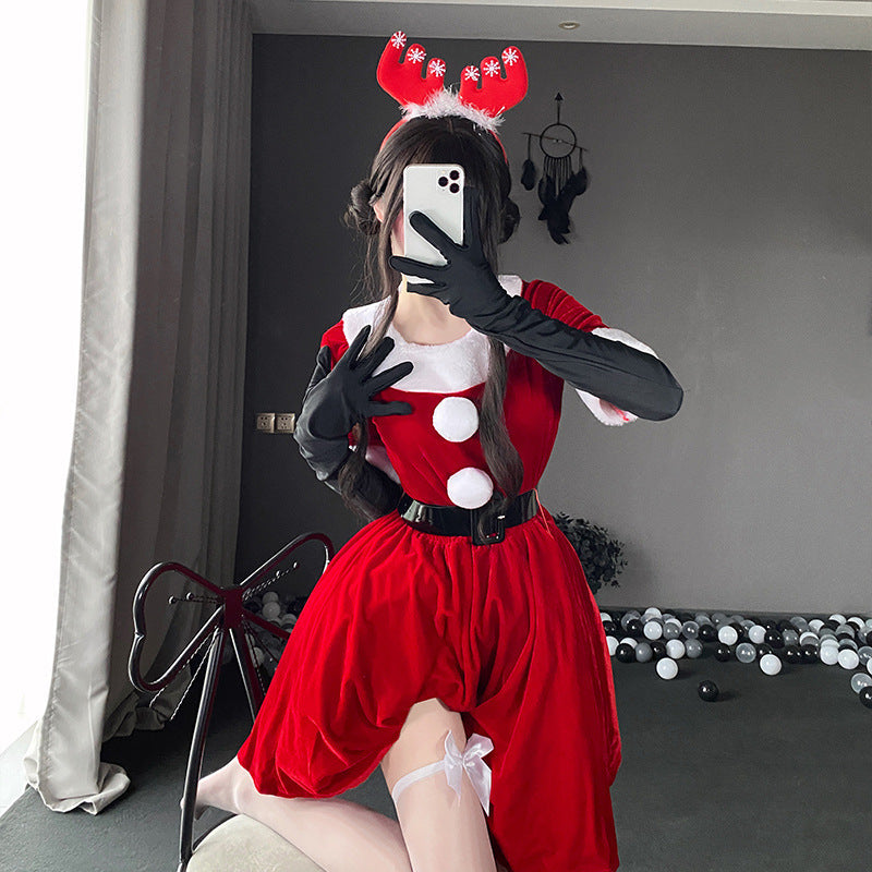 Glove Christmas ball dress