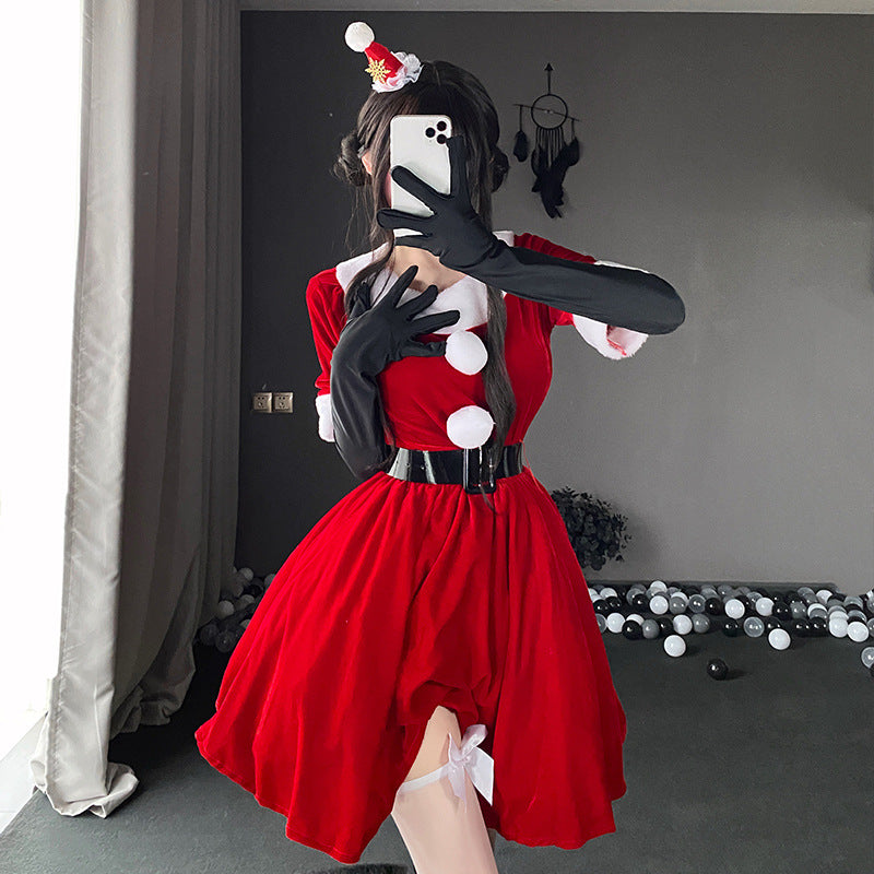Glove Christmas ball dress
