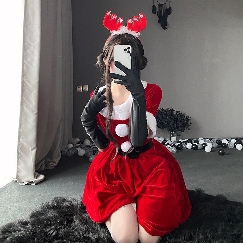 Glove Christmas ball dress