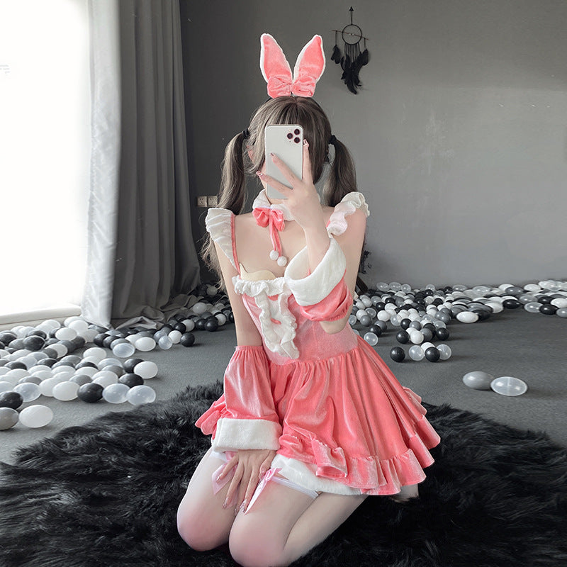 Christmas rabbit dress