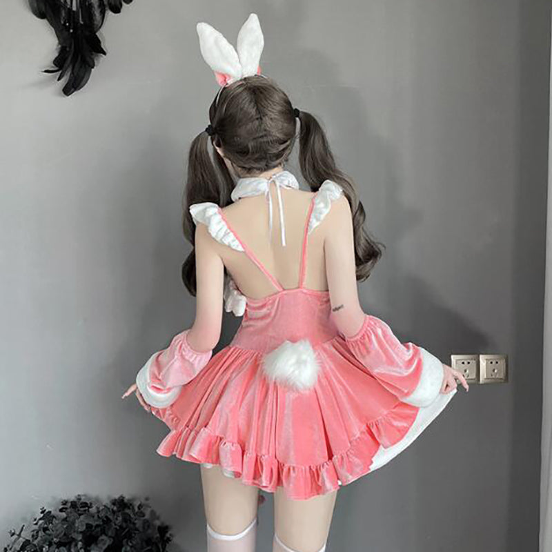 Christmas rabbit dress