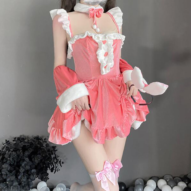 Christmas rabbit dress