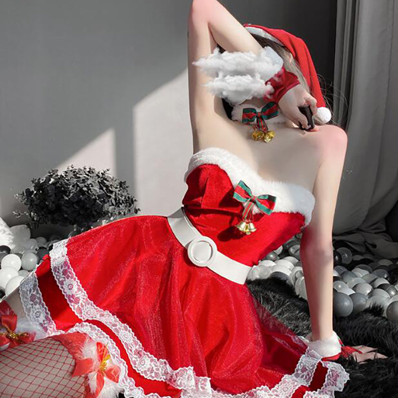 Christmas bell bow dress