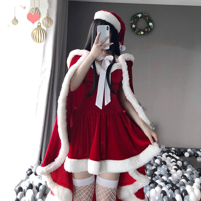 Christmas shawl cloak