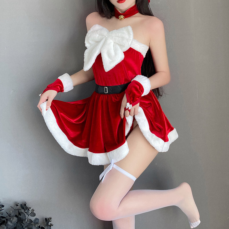 Bowknot Plush Christmas Set