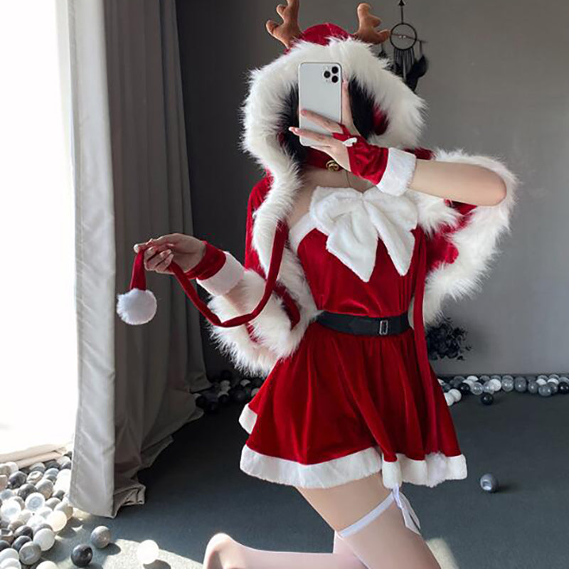 Bowknot Plush Christmas Set