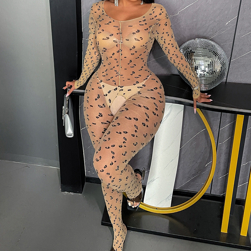 Leopard nude uniform