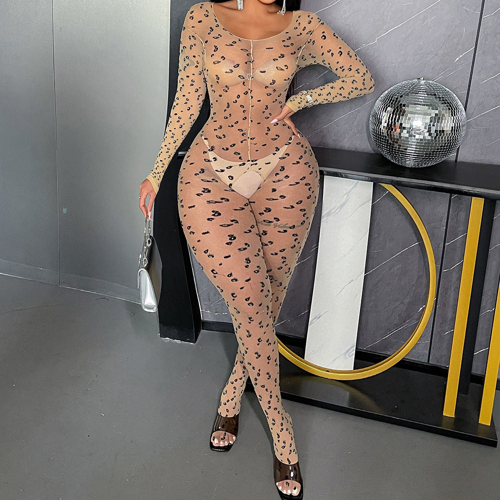 Leopard nude uniform
