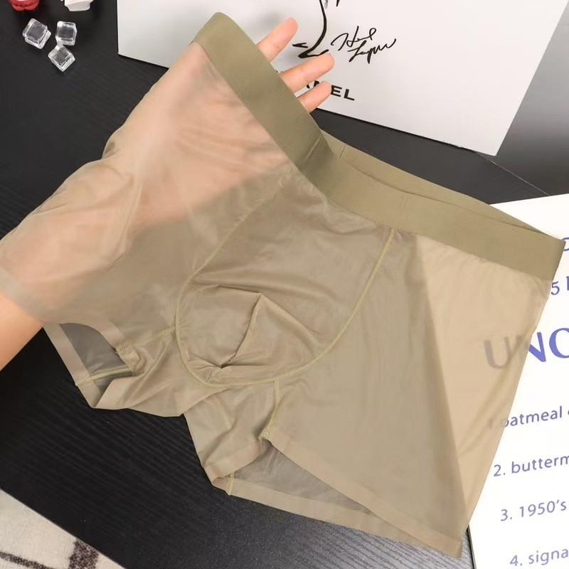 Ice silk transparent men's underwear