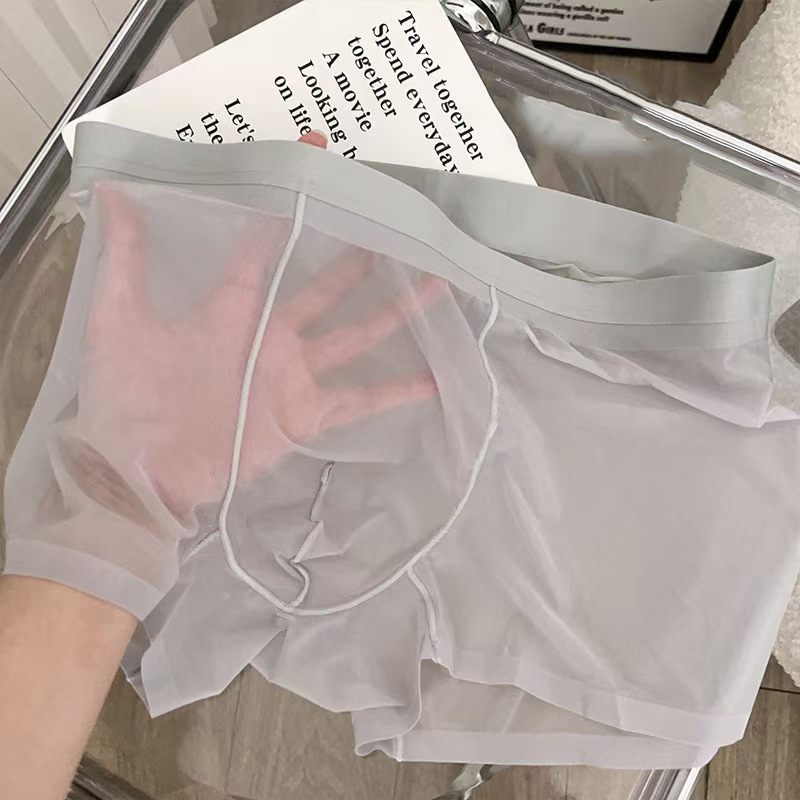 Ice silk transparent men's underwear