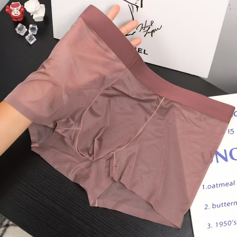 Ice silk transparent men's underwear