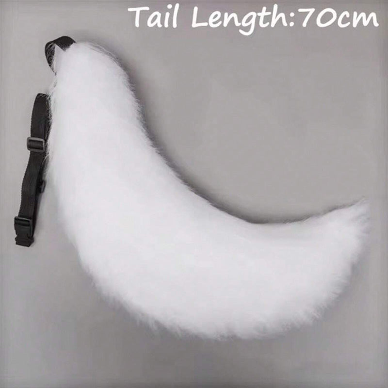 Plush tie tail accessory