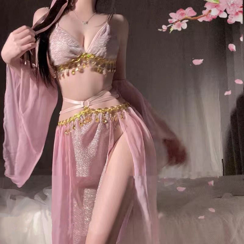 Lace chiffon suit