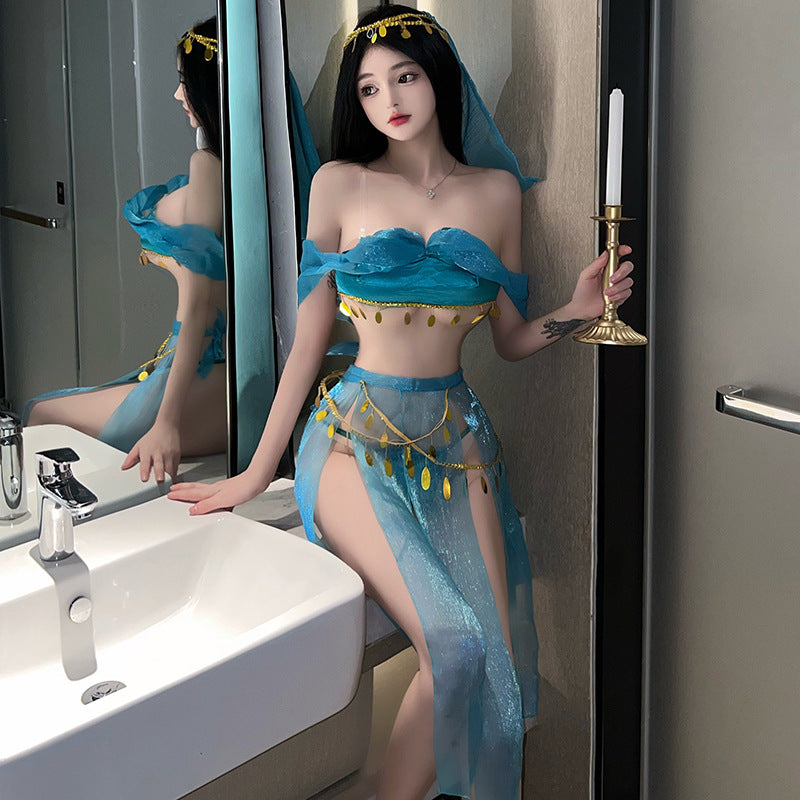Dancer Satin Skirt Set