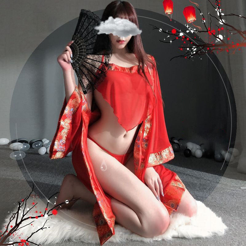 Red bridal suit