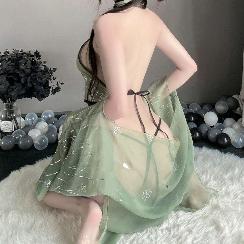 Gold stamping classical print bellyband set
