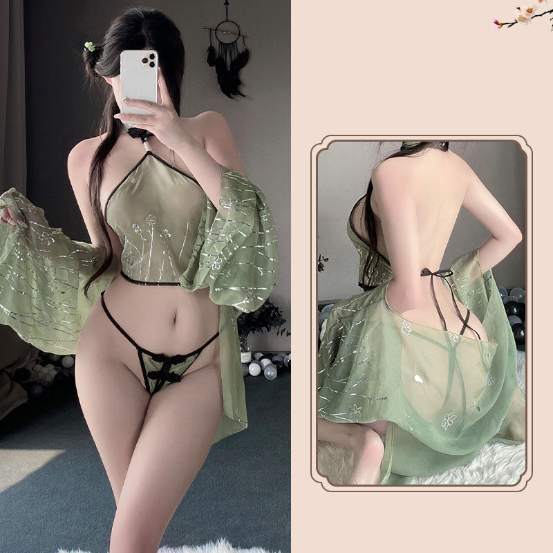 Gold stamping classical print bellyband set