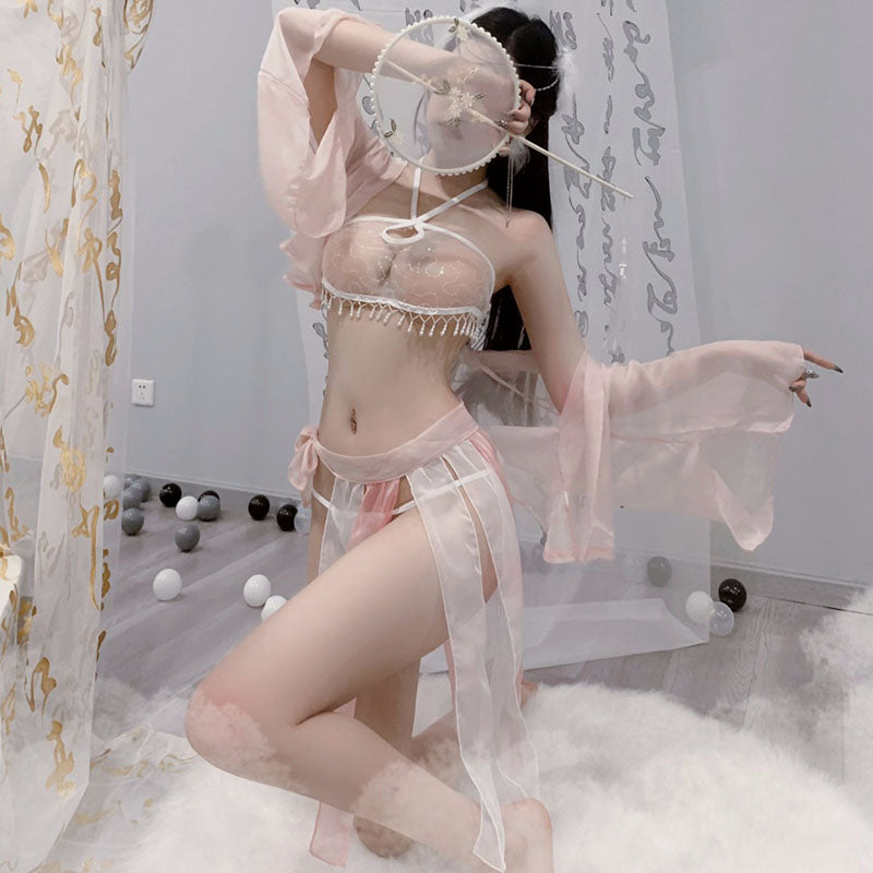 Pearl bellyband skirt set